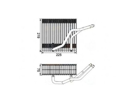 Evaporator aer conditionat SRL, AUDI A3, 1996-2003; TT, 1998-; Seat AROSA, LEON, TOLEDO, 1999-2005, Skoda OCTAVIA 1U, 1996-2010, VW BORA, GOLF IV, LU foto
