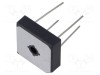 Punte redresoare monofazată DC COMPONENTS 1kV 15A THT