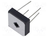 Punte redresoare monofazată DC COMPONENTS 1kV 15A THT