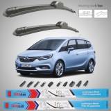 Cumpara ieftin Ștergătoare Opel Zafira C Tourer Facelift (2016&ndash;2019) Flat | Set Față &ndash; TeamCar&reg;