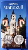 AUSTRIA 2007 - 5 Euro - 850 de ani Basilica Mariazell - Argint 800/ Blister, Europa