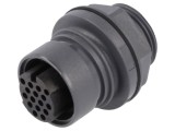 Conector circular soclu mamă 16 PIN fără contacte