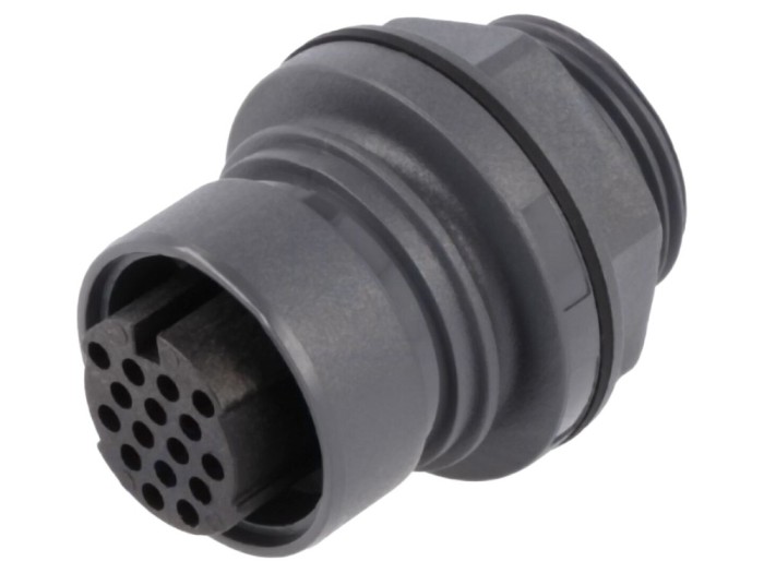 Conector circular mamă 16 pini IP68