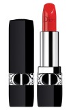 Christian Dior, Couture Colour Floral, Finisaj satinat, Ruj cremos, 080, Z&acirc;mbet roșu, Reincărcabilă, 3.5 g