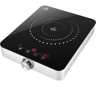 Plita cu inductie ETA Indukta 0111 90000, 1800 W, 10 niveluri de incalzire, timer, negru foto