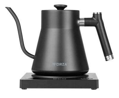 Fierbator electric ECG Forza 8000 Pour over Nero, 1200 W, 1 litru, otel foto