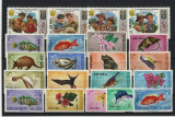 Grenada MNH 1972 - fauna pesti pasari flori cercetasi supratipar air mail - rar, Nestampilat