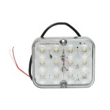 Lampa marsarier LED 12V/24V alba 12 LED-uri 100x80x25mm Breckner Germany
