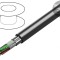 Cablu RS232 3x2x24AWG Ecranat PVC Crom