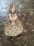 Decantor argint filigranat, probabil China, sfarsit sec XIX, cca 700 ml,dragoni, Cana