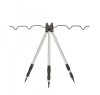 TRIPOD TELESCOPIC HAKUYO CU SUPORT PENTRU LANSETE, ALUMINIU, relabil inaltime 60CM - 123CM
