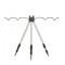 TRIPOD TELESCOPIC HAKUYO CU SUPORT PENTRU LANSETE, ALUMINIU, relabil inaltime 60CM - 123CM