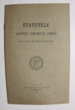 Statutele Societatii Numismatice Romane . (Votate la 28 decemvrie 1903;modificate la 19 decemvrie 1914) Tipografia Curtii Regale 1915 .