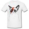 Tricou &quot; Grumpy cat david bowie &quot;