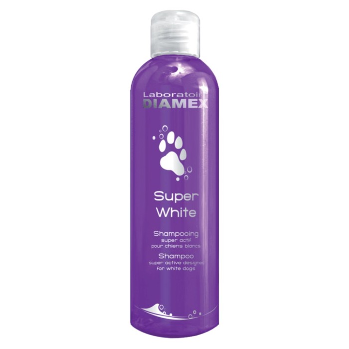 Sampon pentru caini albi Diamex Super White - 250 ml