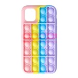 Husa Silicon Pop IT Bubble Rainbow Apple iPhone 11