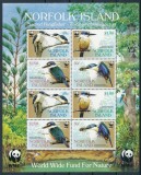 NORFOLK ISLANDS 2004 WWF PESCARUS ALBASTRU, Nestampilat