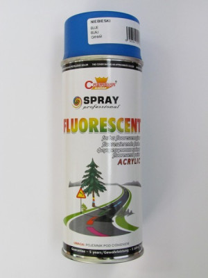 Spray vopsea Profesional CHAMPION ALBASTRU FLUORESCENT 400ml ManiaCars foto