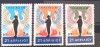 Grecia militarie,soldat &icirc;n fața unui Phonix serie 3v. mnh, Nestampilat