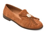 Mocasini EPICA maro, 5002834, din piele intoarsa