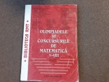 OLIMPIADELE SI CONCURSURILE DE MATEMATICA V-VIII 2009 EDITIE RMT ION DAMIAN BIRCHI