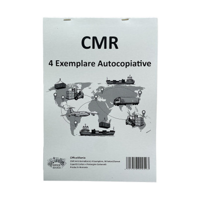 CMR International A4, 4 Exemplare, 50 Seturi/Carnet, Scrisoare de Transport, Formular Marfa, CMR Transport, CMR pentru Transport, CMR de Transport, Sc foto