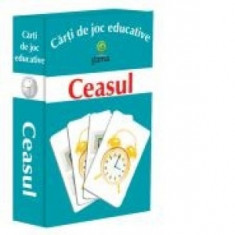 Carti de joc educative. Ceasul