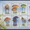 Angola 1999 - Ciuperci, MC de 8 timbre, MNH