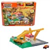 Matchbox Action Drivers Canion cu Sunete si Lumini + Masina 1:64, Set de Joaca Interactiv, Compatibil Hot Wheels City