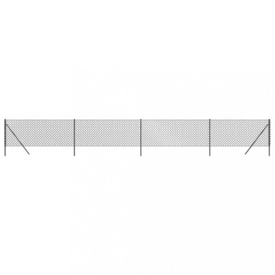 Gard plasa de sarma, antracit, 1x10 m foto