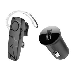 Casca Bluetooth Tellur Vox 60 cu incarcator auto Negru foto
