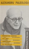 Cumpara ieftin Minunatele amintiri ale unui ambasador al golanilor - Alexandru Paleologu (coperta putin uzata)