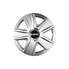 Set 4 capace roti Cu Inel Cromat Esprit R15 pentru gama auto Daewoo foto