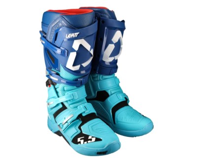 Cizme Leatt Cross FlexLock 5.5 Aqua Blue 2022 foto