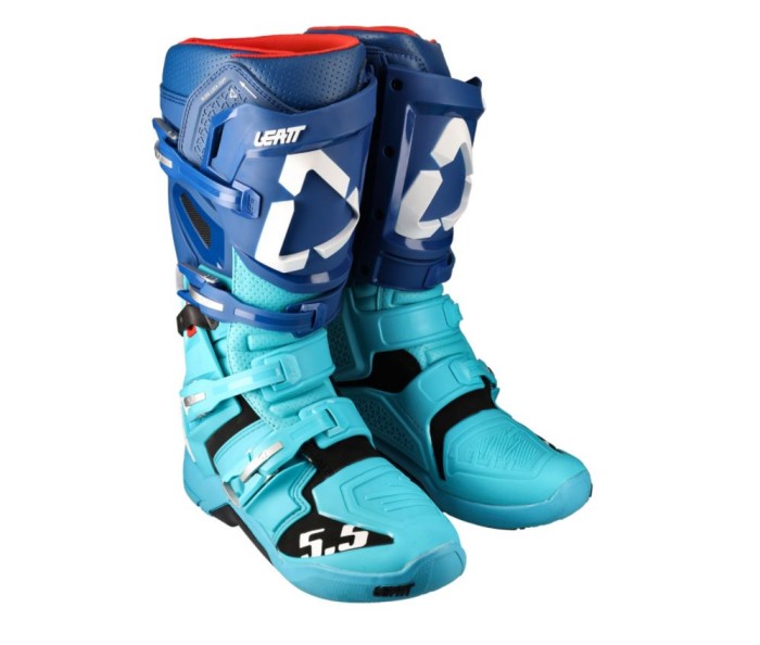 Cizme Leatt Cross FlexLock 5.5 Aqua Blue 2022