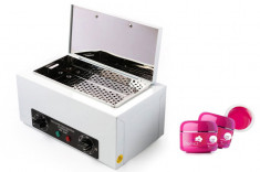 Set Sterilizator PUPINEL Salon cu aer cald + 2 Geluri uv Color Perfect foto