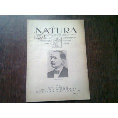 REVISTA NATURA NR.8/1926