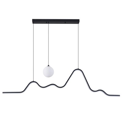 Pendul Hades LED 26W IP20, negru, Erste foto