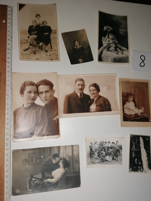 LOT 9 FOTOGRAFII VECHI INTERBELICE