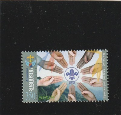 Armenia 2007-Europa CEPT,serie o valoare,MNH,,Mi.615 foto