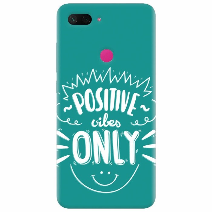 Husa silicon pentru Xiaomi Mi 8 Lite, Positive Vibes