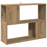 Dulap cu carti/Separator de camera Stejar Artisan 80x24x63 cm