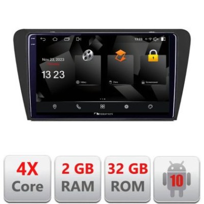 Navigatie Skoda Octavia 3 5230-279 Android Ecran 720P Quad Core 2+32 carplay android auto CarStore Technology foto