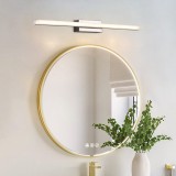 Aplica LED de Baie, COMO, 12W, liniara, lumina Neutra, Negru ModernLight Concept