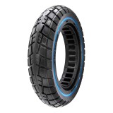 Cumpara ieftin Anvelopa Solida Trotineta Electrica 10x2.125-6.1 Off Road Motorevolution, Cauciuc Plin Ultrausoara, Negru cu Linie Albastra