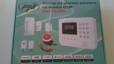 Sistem de alarma wireless PNI PG200 comunicator GSM/PTSN pentru 99 de zone foto