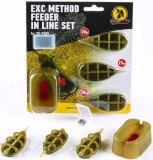 Set 3 Momitoare Method Feeder Extra Carp + Matrita, 20-30-40g, Culisante, Pescuit Distanta