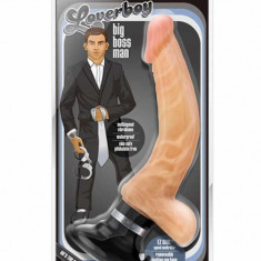 Vibrator Realistic Loverboy Big Boss Man, Natural, 26.5 cm