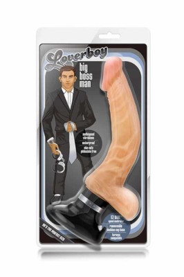 Vibrator Realistic Loverboy Big Boss Man, Natural, 26.5 cm foto