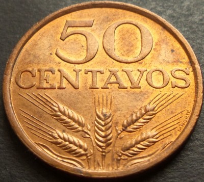 Moneda 50 CENTAVOS - PORTUGALIA, anul 1979 * cod 3041 = UNC foto
